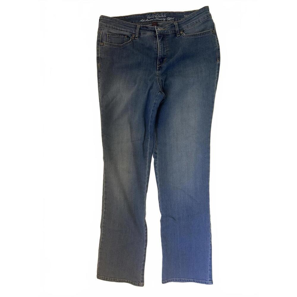 Women’s Sz 8 Gloria Vanderbilt Jeans Straight Leg Slimming Effect